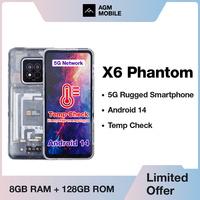 AGM X6 Phantom 5G Rugged Smartphone, 6.78 \