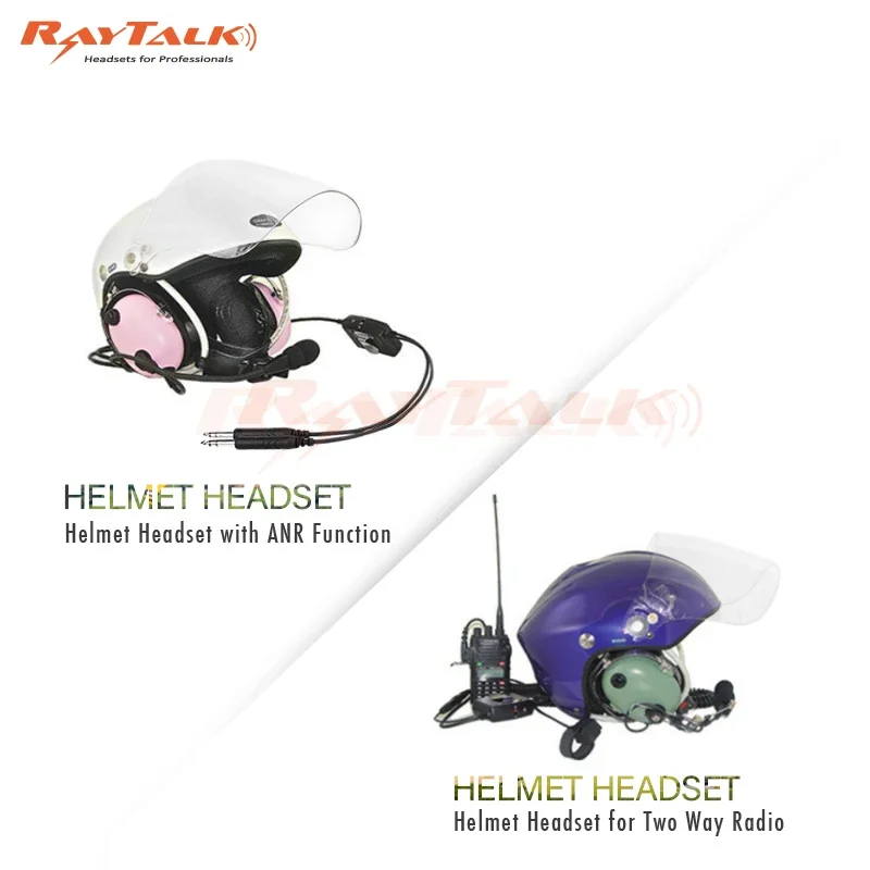 RayTalk PNR Aviation Helmet ชุดหูฟังชุดหูฟังตัดเสียงรบกวนใช้สําหรับ Paramotor