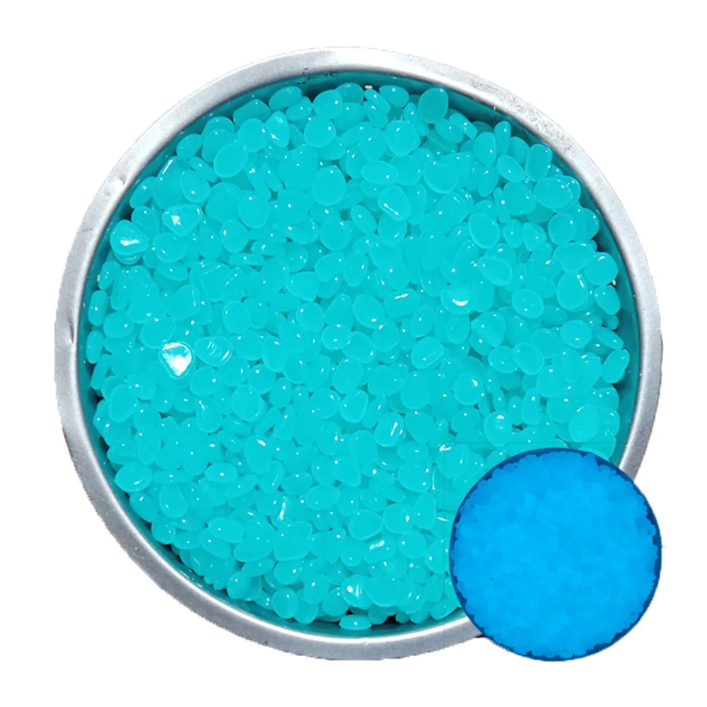 

600Pcs Mini Glow in The Dark Pebble Colorful 1cm Fish Tank Luminous Stone Resin Decorative Garden Glow Pebbles
