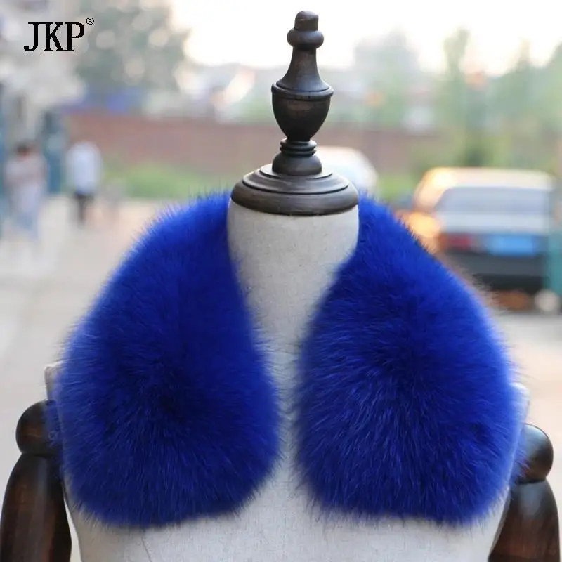 Women's winter fashion real fox fur collar soft fox fur collar 2024 winter new real fox fur stars overcome cotton clothes