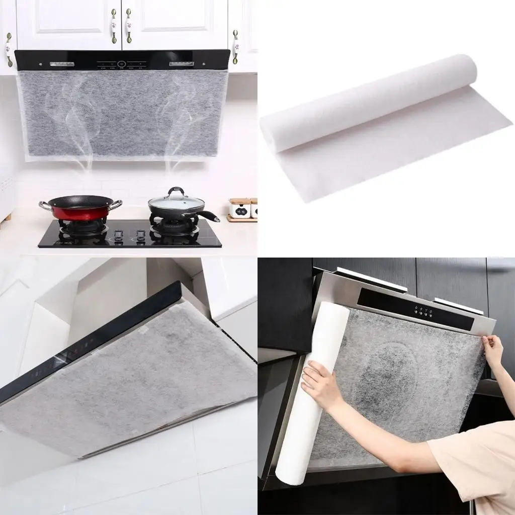 L43A Hood Filter Covers Cooking Oil Strainer Anti-Oil Grease Filter Paper