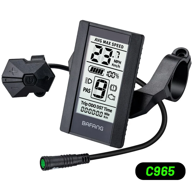 

Дисплей Bafang C965/800S с индикатором скорости для электровелосипедов, комплекты для переоборудования с центральным или редукторным мотором BBS01B BBS02B BBSHD