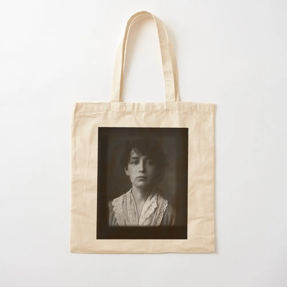 Camille Claudel Tote Bag shopping bag logo Shopper handbag bag for beach Large bags for women Canvas Tote