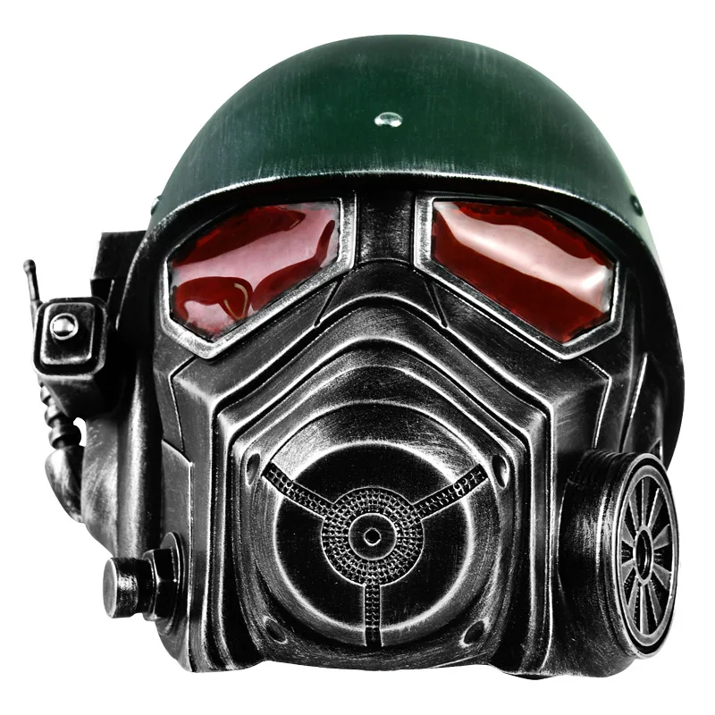 Power Armor X-01 máscara casco cabeza completa máscaras de resina disfraz de Halloween Prop fiesta de disfraces accesorios de Cosplay para hombre adulto