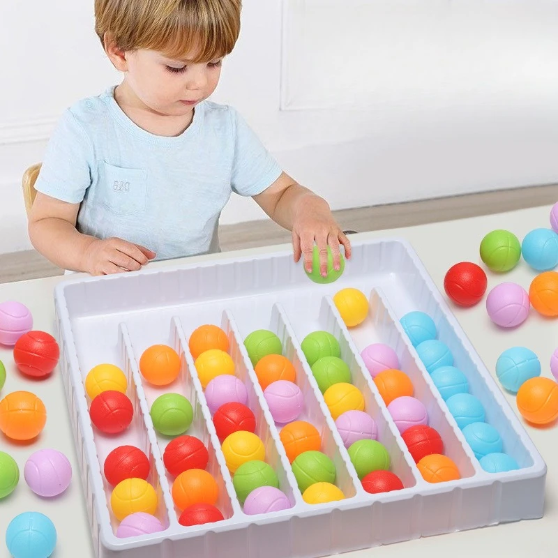 criancas-arco-iris-bola-classificacao-jogo-de-tabuleiro-montessori-paroquia-brinquedos-cor-cognicao-pensamento-logico-desafio-estrategia-jogo-brinquedos-sociais