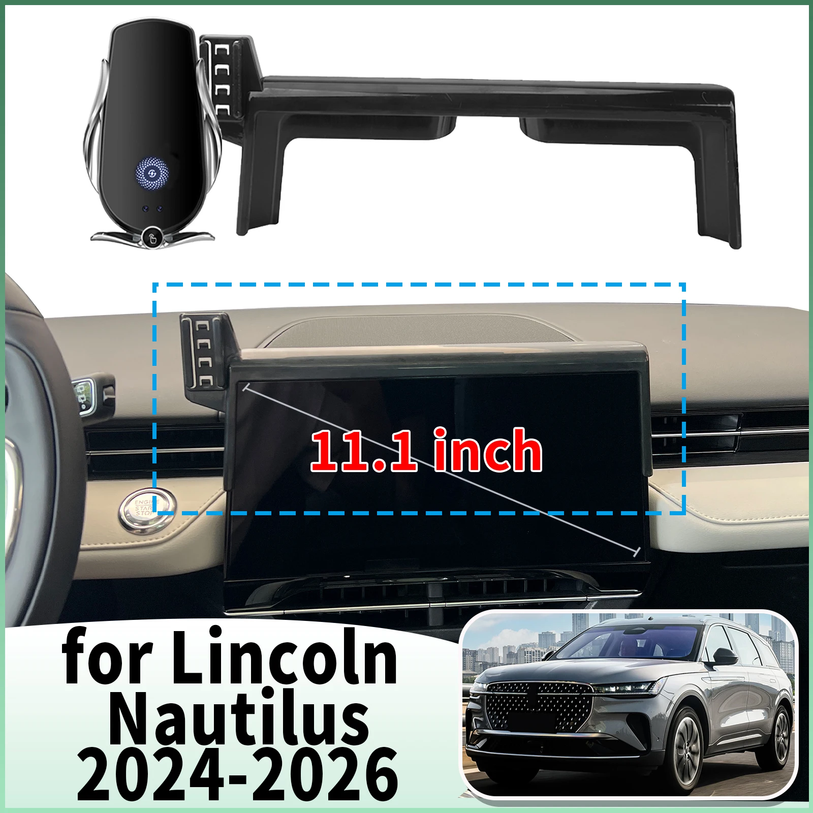 

fit for Lincoln Nautilus 2024 2025 2026 Specific Dashboard Navigation Phone Holder Mount Design Car​​ accessoires