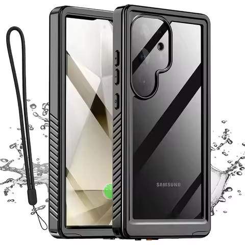 IP68 Waterproof For Samsung S25 S24 S23 S22 Ultra Plus A55 A35 A15 Case RedPepper Cover Diving Underwater Swim Outdoor Sports