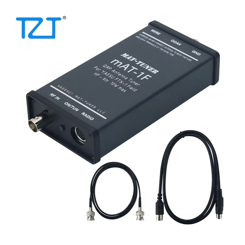 TZT mAT-1F Automatic Antenna Tuner HF/50MHz 10W with BNC and Banana Connectors Dedicated for YAESU FTX-1