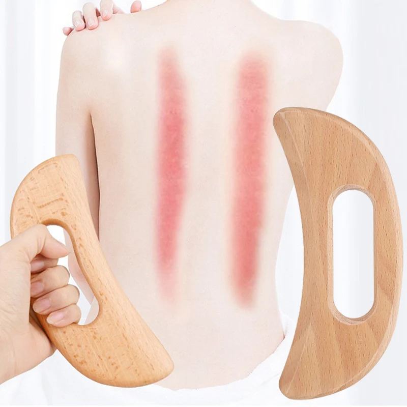

Wooden Cellulite Massager Body Guasha Tool Lymphatic Drainage Massager Muscle Scraper Back Massage Tool Relieve Muscle Fatigue