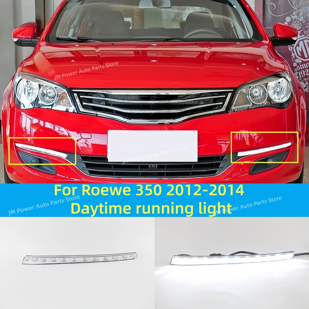 Decorative lights For Roewe 350 2012-2014 Daytime running light Turn signal lamp Modification LED Front fog lamp Car accessories