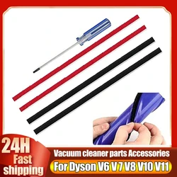 4mm and 7mm Vacuum Cleaner Rolling Brush Soft Plush Strips For Dyson V6 V7 V8 V10 V11 V15 Strips Soft Roller Head Accessories