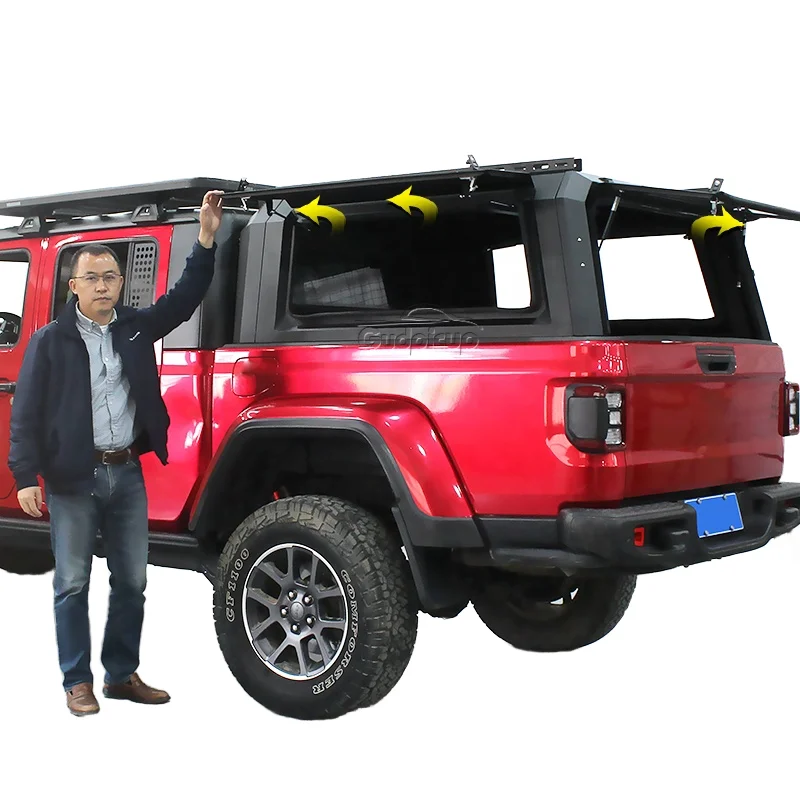 

Modification Benext Dual Cab Steel Hardtop Canopy Byd Shark Canopy Aluminum Ute Canopy for Pickup Trucks Jeep Wrangler Mazda Che