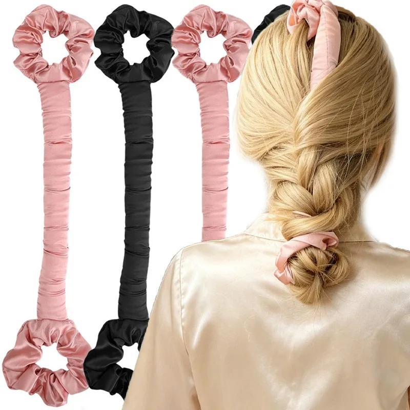 

1-2pcs Multi-Function Satin Heatless Hair Curler Hair Curler Heatless for Sleeping Hair Curlers Soft Roller No Heat Styling Tool