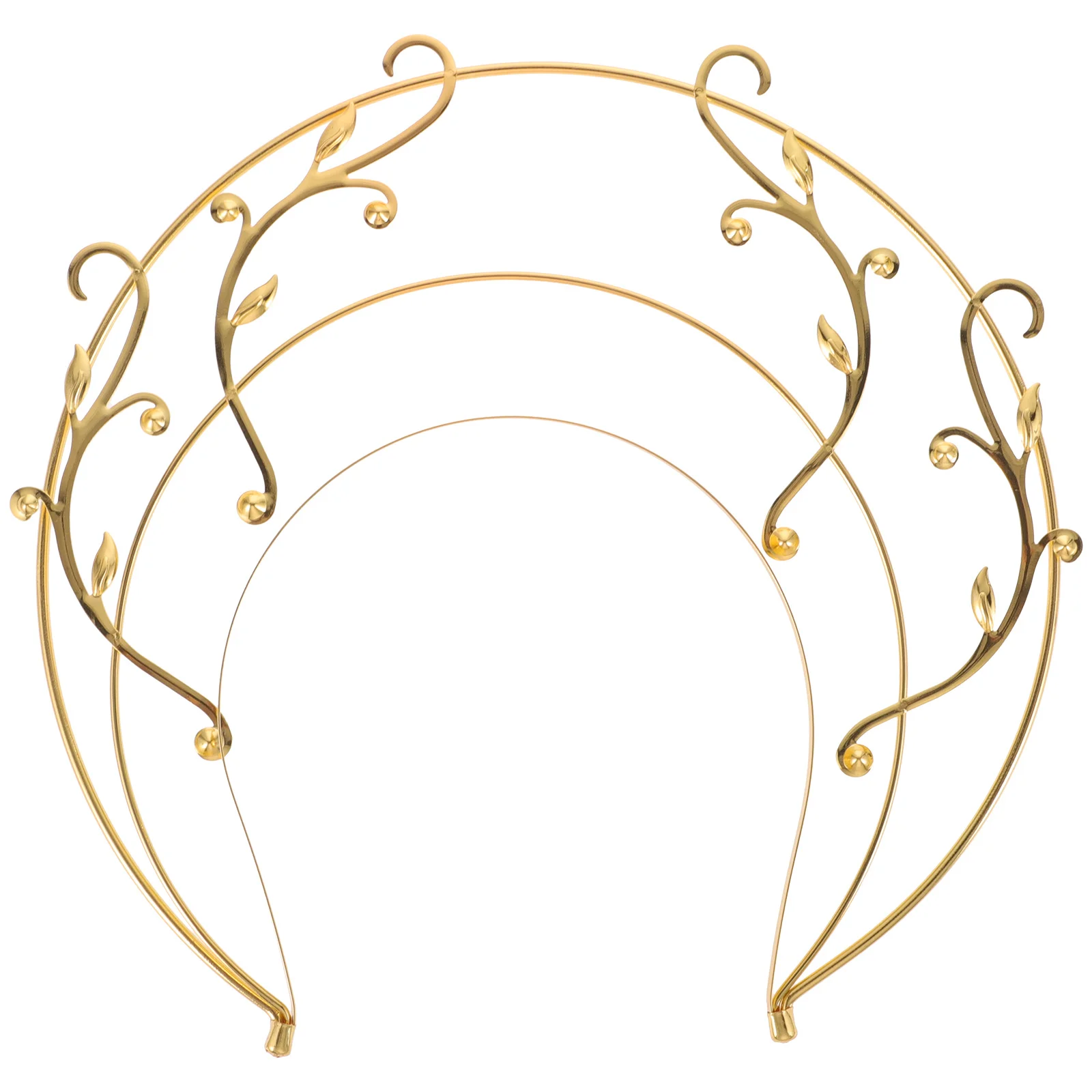 

1Pcs Ancient Style Headband Elegant Golden Alloy Hair Accessory for Wedding Party Prom Bridal Bridesmaid Hairstyle Decor
