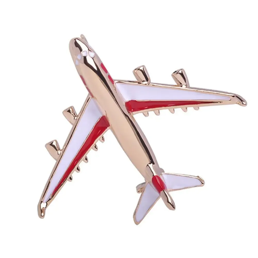 أزياء رائعة سبيكة الطائرات طائرة المينا شارة بروش دبابيس المجوهرات