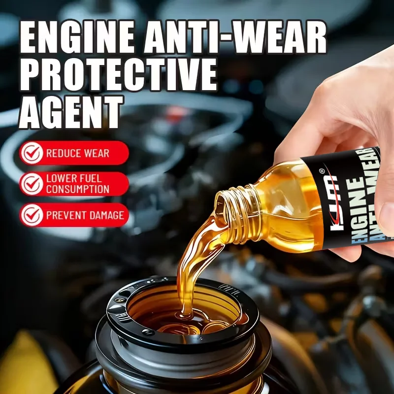 Engine Anti-Wear Agent, Oil Additive For Friction Reduction, Extend Engine Life, Reduce Noise & Fuel Consumption