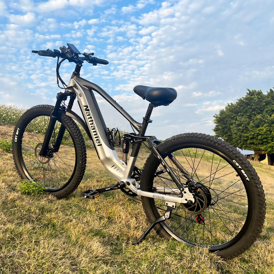 Nathaniel SYR03 Electric Bike 1000W 48V 20AH, 27.5" Long Range for Mountain & Road Riding, Electric Bike Adults, Mountain Bikes image 14