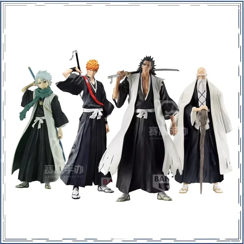 BANDAI Anime BLEACH Yamamoto Genryuusai Christmas Gifts or Collection Genuine Action Figure Model Toys IN SHELF