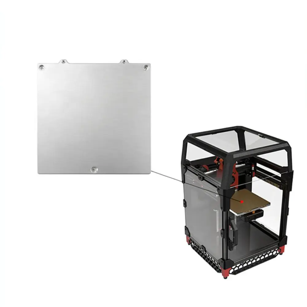 Metal Heatbed Support Plate For Dotbit Voron V0 V0.1 3D Printer Aluminum Base 120x120x6mm Build Platform Spare Parts Upgrade