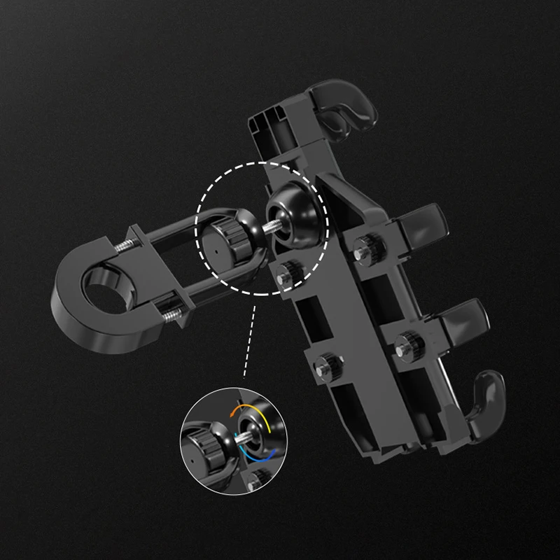 Universal Upgraded Eight Claws Mobile Phone Holder For Motorcycle Scooter ATV Bicycle E-bike Cell Phone Bracket