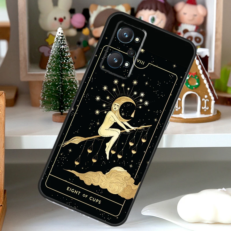 Witches moon Tarot Mystery totem For OPPO Realme C55 C35 C33 C31 C30 C25 C21Y C11 GT Neo 5 3T 2T Realme 10 9 11 Pro Plus Case