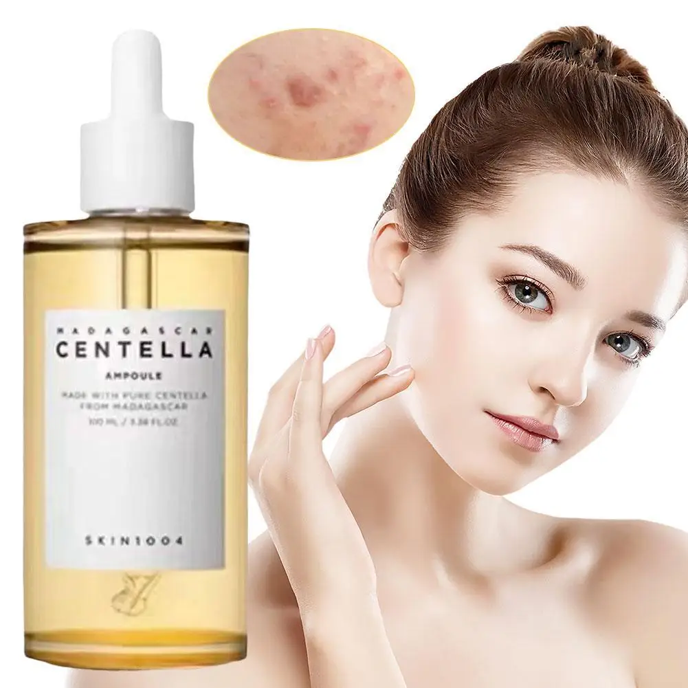 Centella Asiatica Essence Moisturizing Primer Hyaluronic Brightening Capsule Ampoule Solution Hydrating Latex Skin Care Set