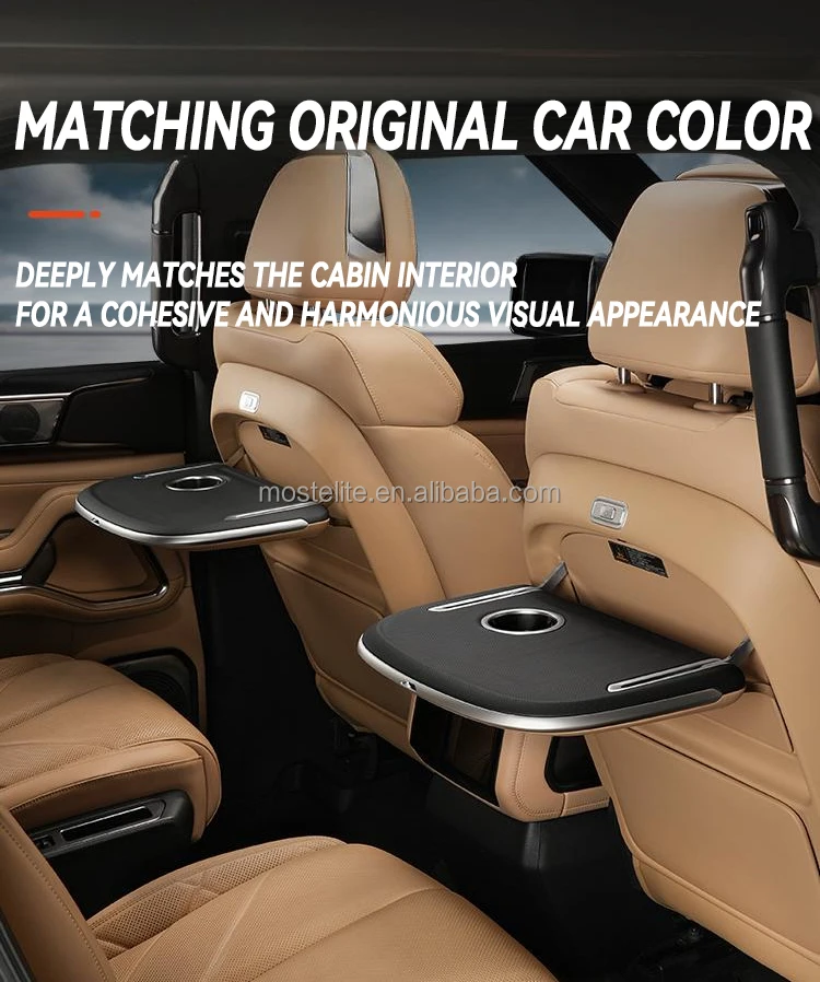 2025 Hot Sale Car Folding Table with Wireless Charging Car Rear Seat Back Electric Folding Table for Byd Leopard 8 Accessories view 3