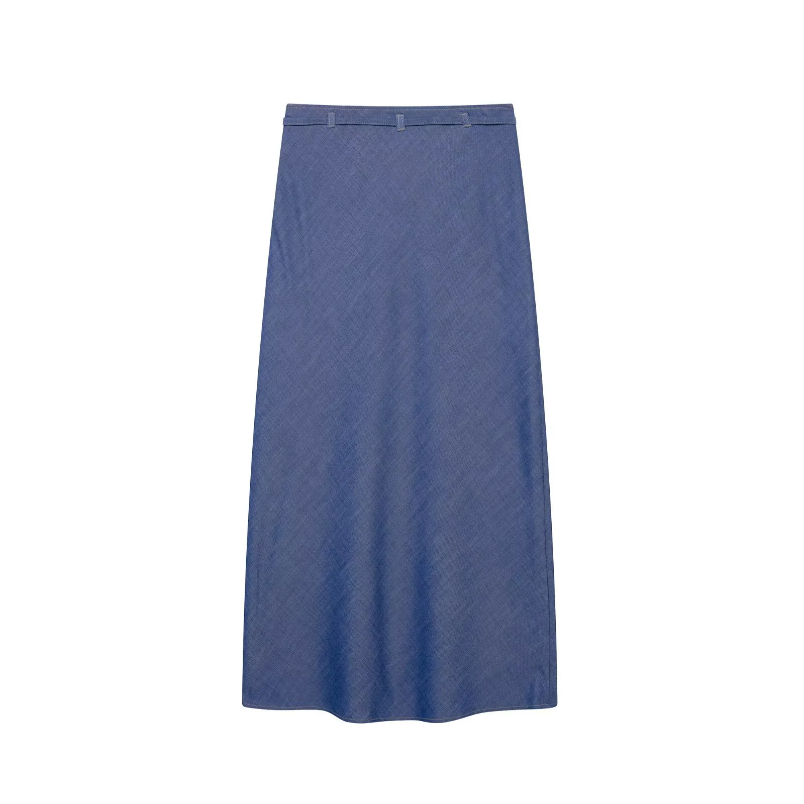 2023 frühjahr Neue Produkt frauen Tragen Dünnen Gürtel Einfache Temperament Hohe Taille Casual Langes Kleid