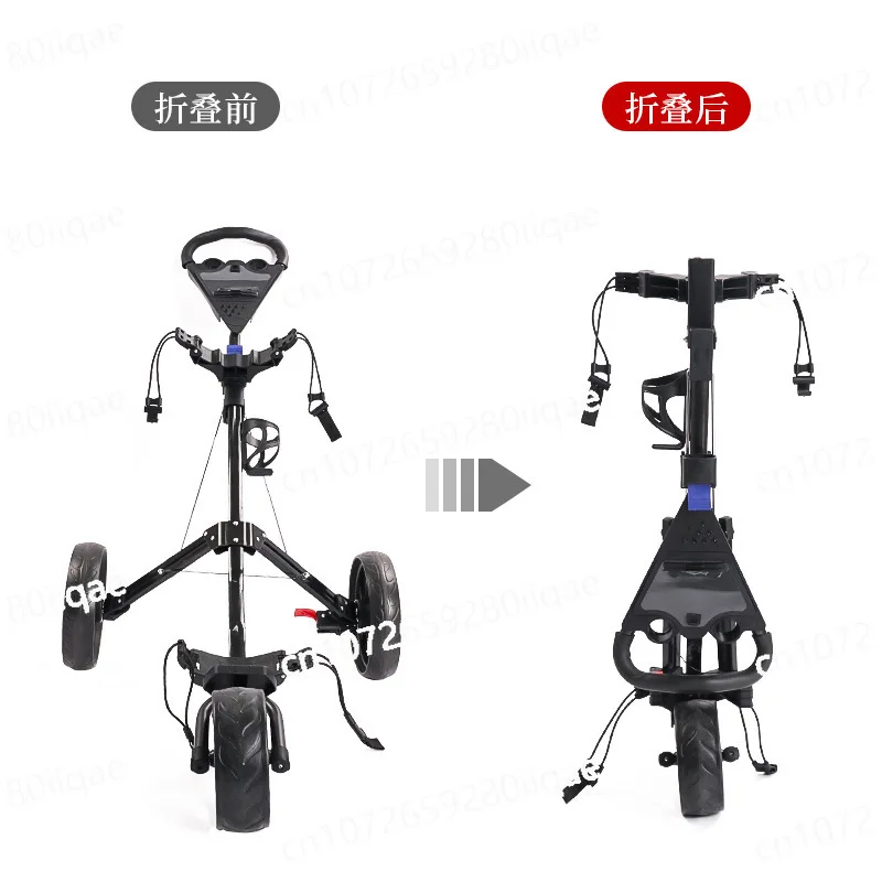 

Three-wheeled Ball Trolley, Foldable Storage Golf Trolley, Golf Trolley