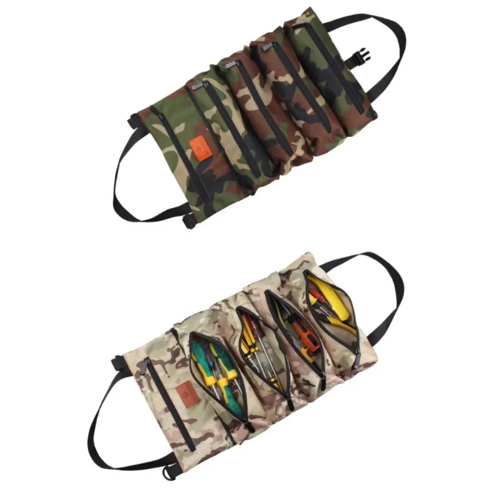 حقيبة أدوات محمولة متينة مع جيوب لمفك البراغي كماشة مفتاح الربط منظم أدوات الأجهزة متعددة الأغراض