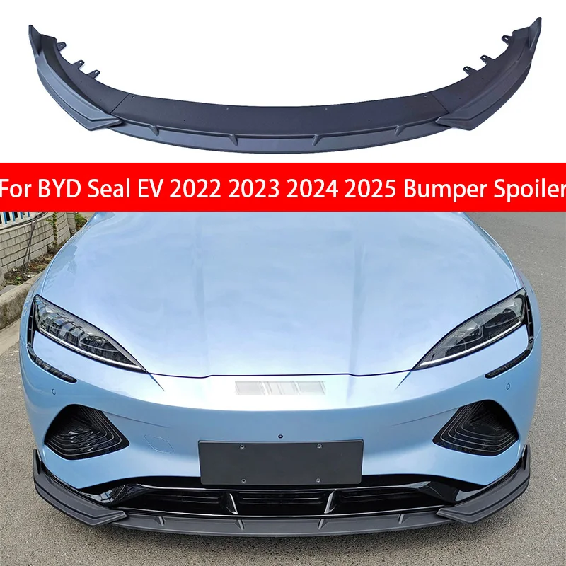 

For BYD Seal EV 2022 2023 2024 2025 Bumper Spoiler Car Front Splitter Bumper Lip Diffuser Bumpers Blade Spoiler Accessorie