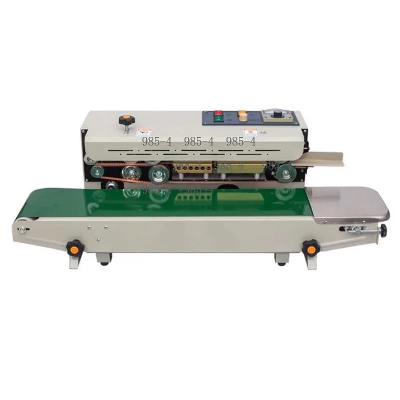 Food Bag Continuous Sealing Device Automatic Plastic Film Packing Sealer