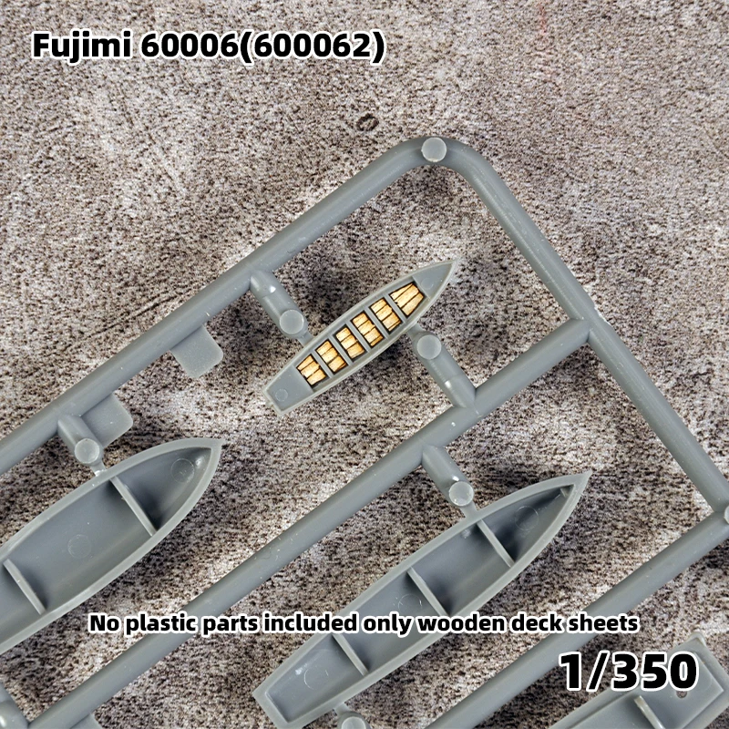 Modell-Upgrade-Teile Lasergeschnittene Holzdeckplatte mit selbstklebender Ankerkette für Fujimi IJN Yamashiro 60006 1/350 – Detail 2