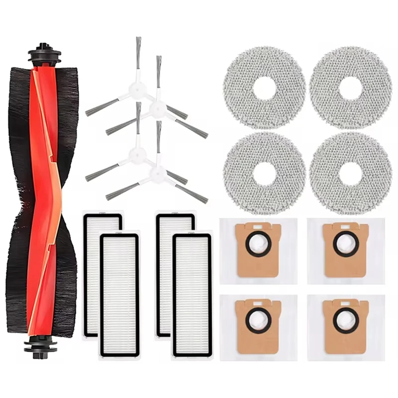 

For Xiaomi Robot Vacuum X20 + / X20 Plus Parts Main Side Brush Hepa Filter Mop Cloth Dust Bag Replacement Accessories