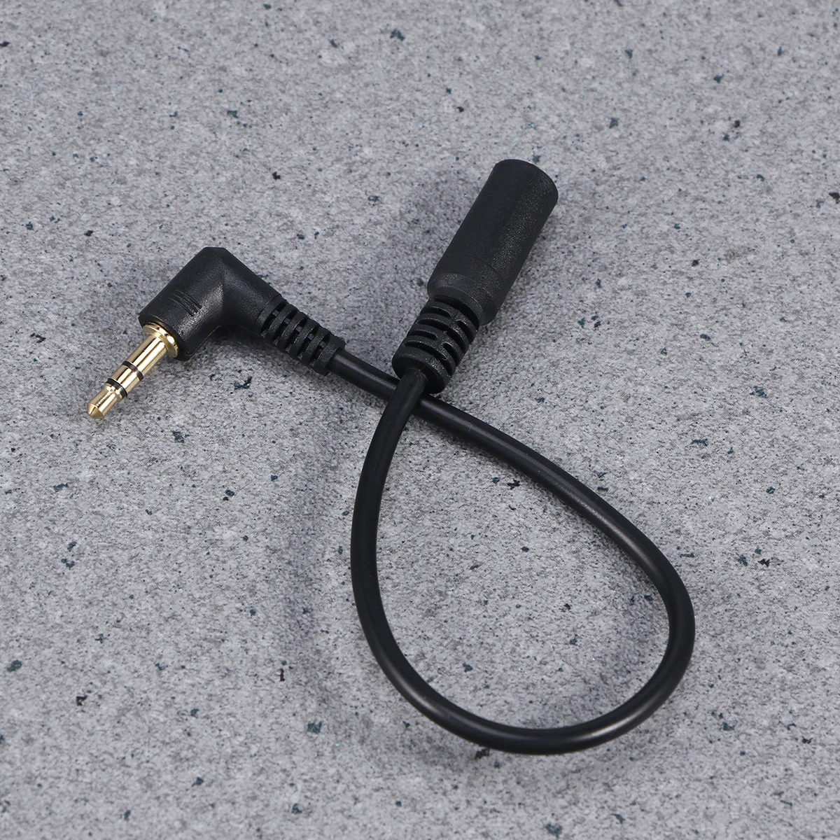 

3pcs 3.5Mm Right Angle Male To Female Aux Extension Cable Headphone Audio Adapter For Mp3 Speaker Stereo