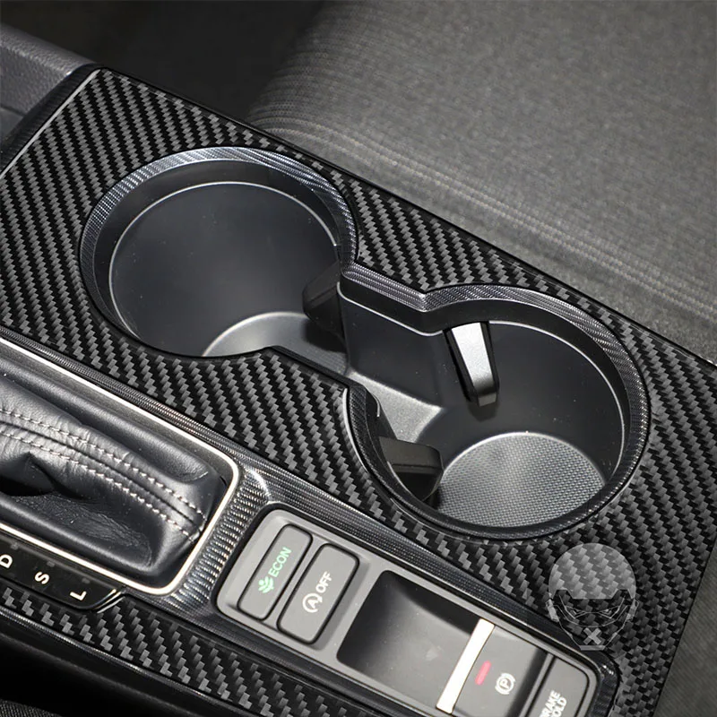 RRX for 11th Gen Honda Civic 2022 Interior Carbon Fiber Air Outlet Gear Shift Window Lift Decor Trim Cover Stickers Accessories