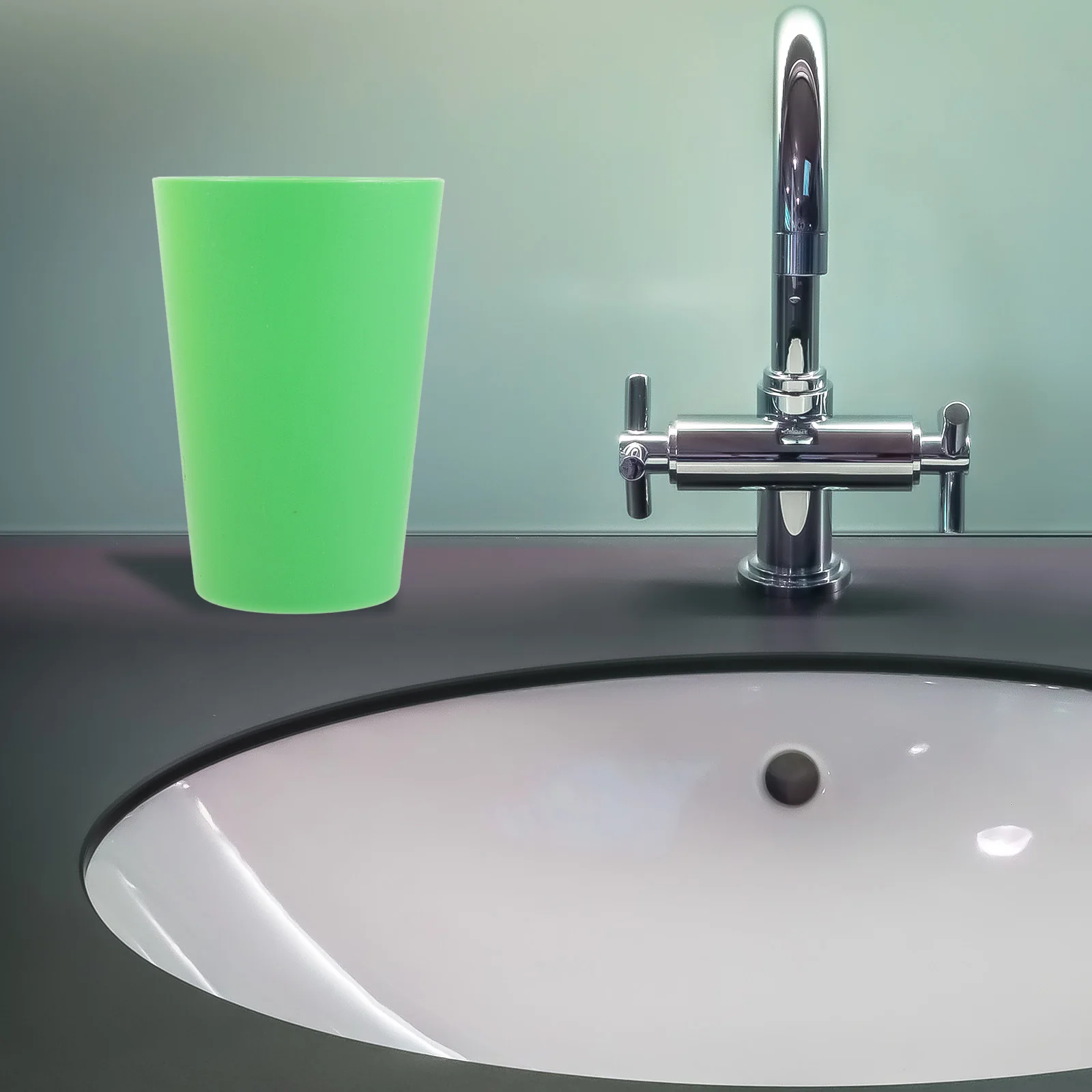 

12pcs Tooth Brush Cup Plastic Drinkware for Mouthwash Coffee Water Kids Mug Multi-Purpose Bathroom Organization Tools