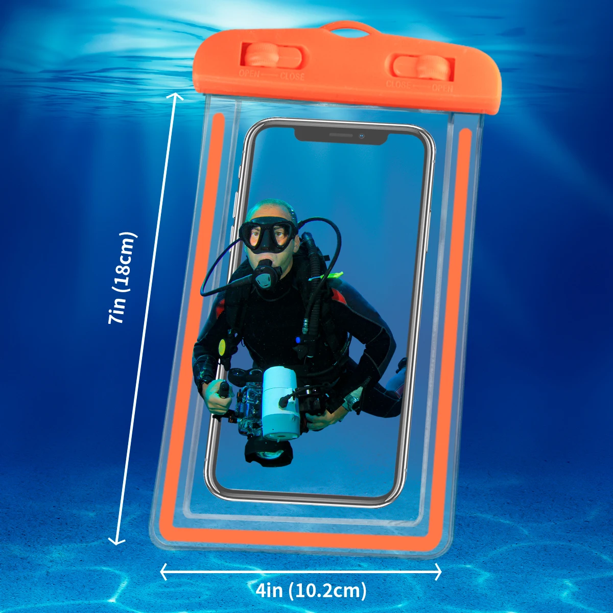 Waterproof Phone Case Swimming Water Proof Bag Universal Underwater Phone Protector Pouch PV Cover for iPhone 12 Pro Xs Max XR X