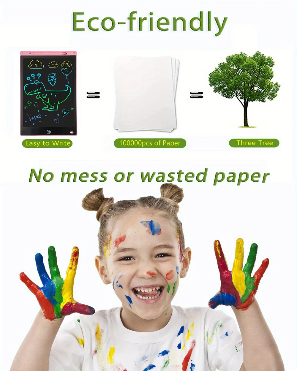 8.5 Inch LCD Writing Tablet Kids Drawing Board Electronic Doodle Pad Educational Toys Girls Gifts Digital Notebook Message Board