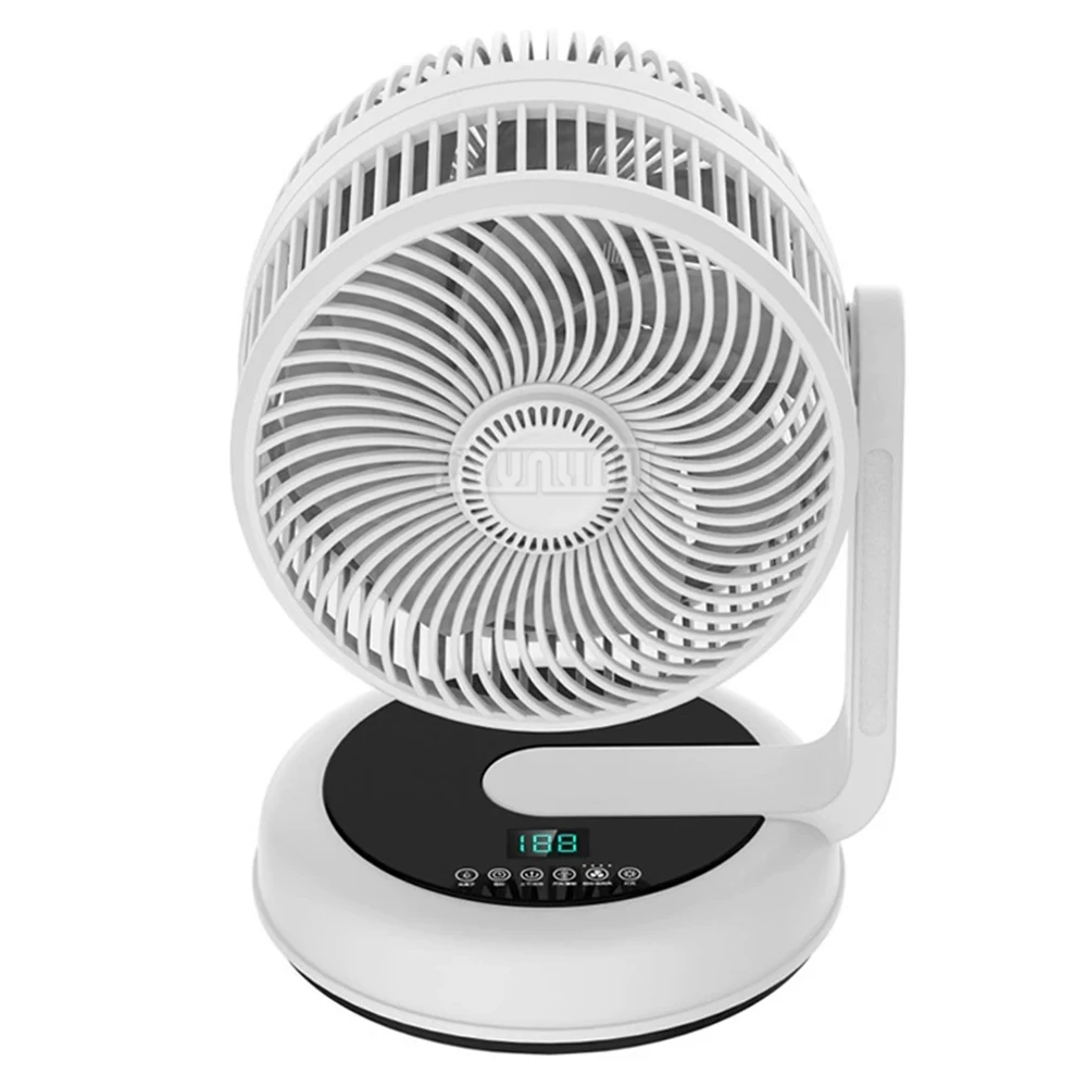 LOK-M9B مروحة توزيع سطح المكتب الصامتة فائقة القوة ومروحة كهربائية صغيرة التوصيل للاستخدام المكتبي والمنزلي