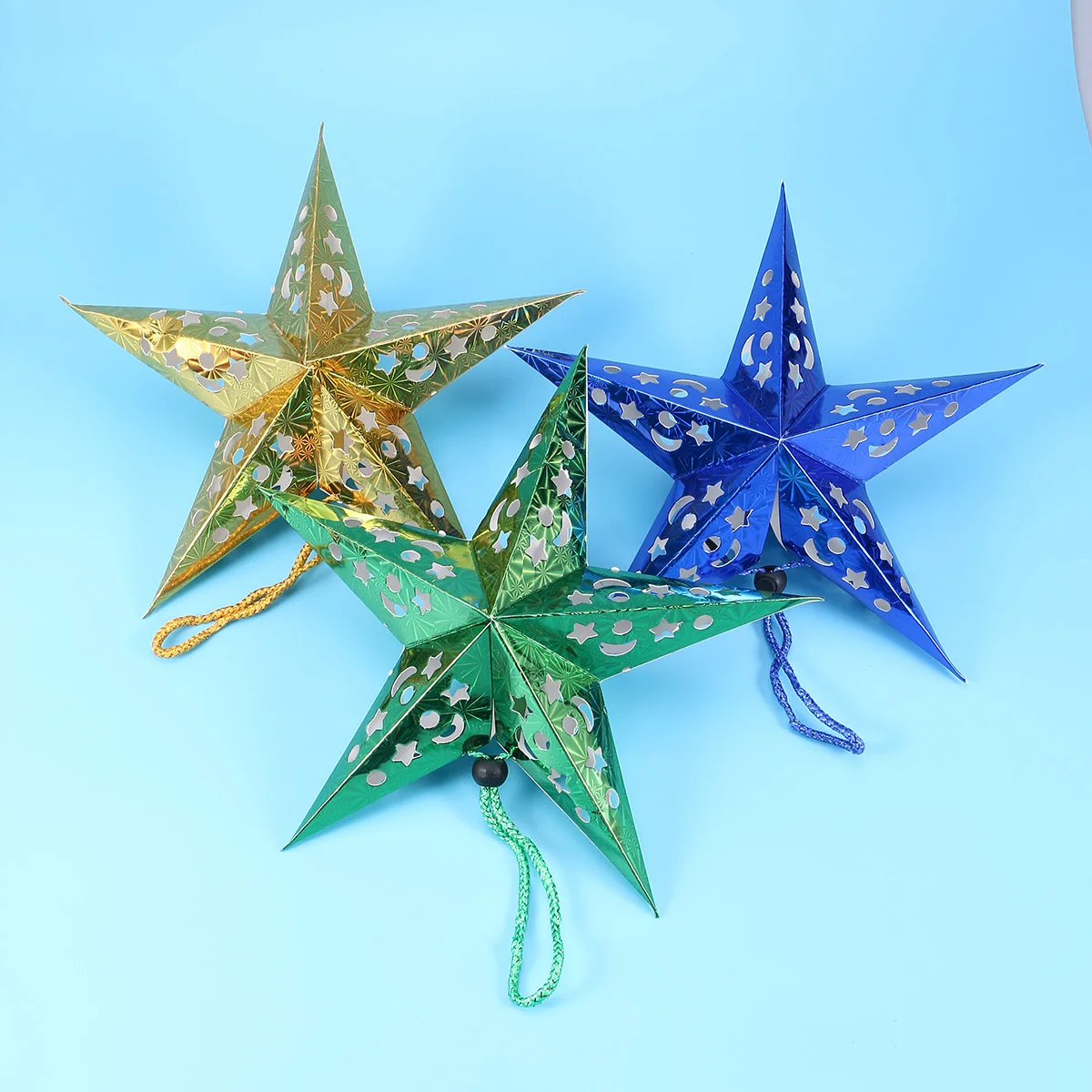

8 PCS Star Lampshade Decoration Christmas Decorations Decorative Shades Accessories Decorate