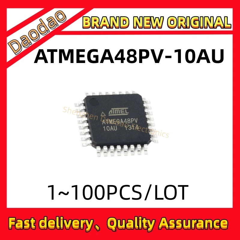 Quality Brand New ATMEGA48PV-10AU ATMEGA48PV-10A ATMEGA48PV-10 ATMEGA48PV ATMEGA48P ATMEGA48 ATMEGA IC Chip 32-TQFP