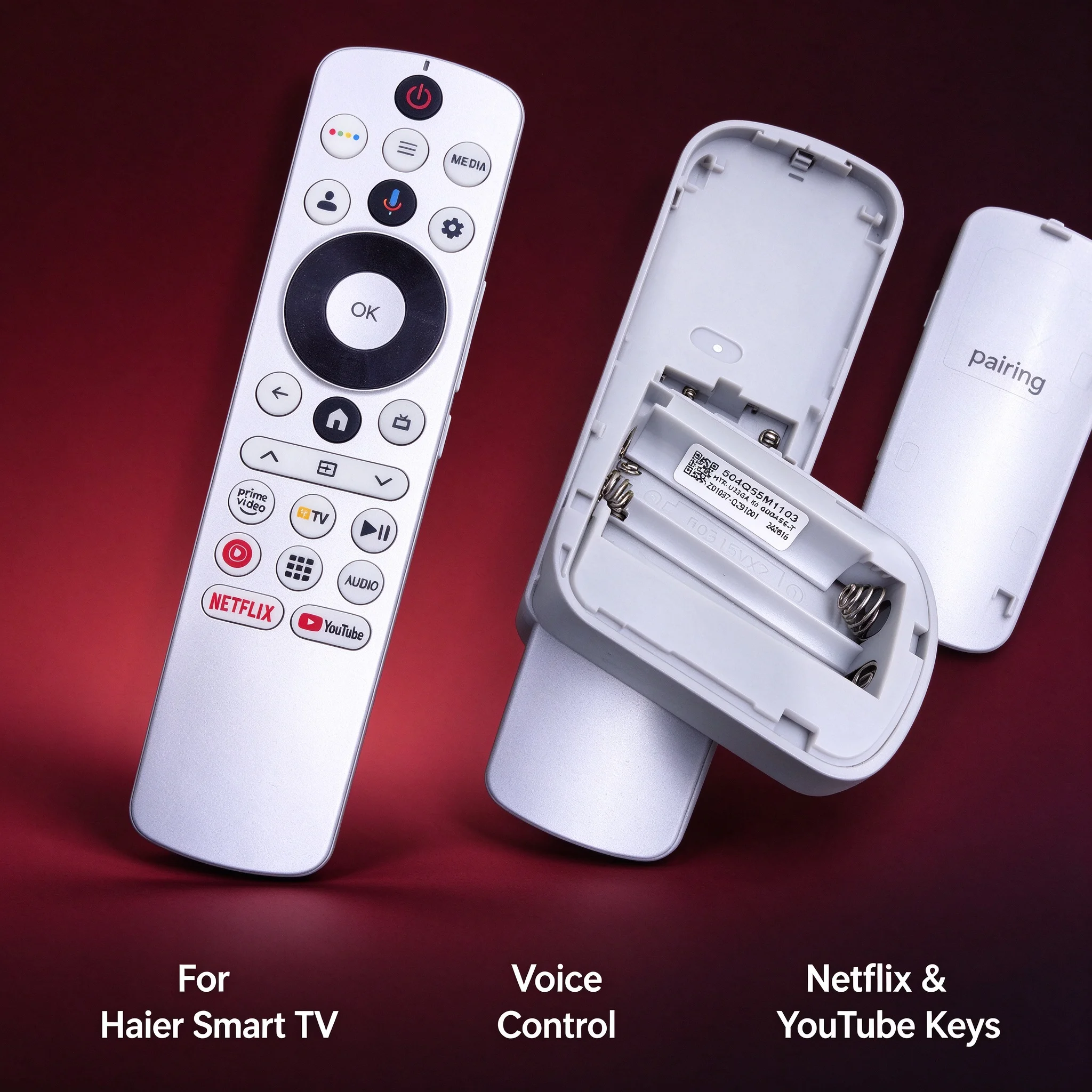 Remote Control HTR-U33GA K6 For AQUA Andriod LED TV