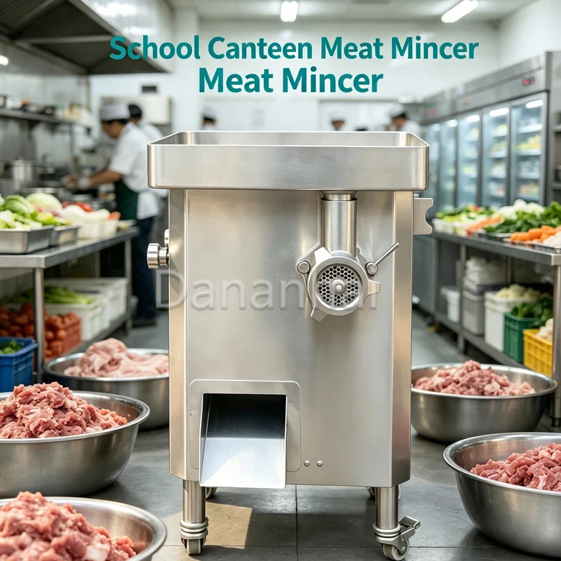 500kg/h Commercial Meat Grinder Cutter Stainless Steel Electric Meat Mincer Machine For Meat Processing Plant