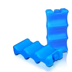 600ml Blue Gel Freezer Ice Blocks Reusable Cool Cooler Pack Bag Water injection Picnic Travel Lunch Box Fresh Food Storage