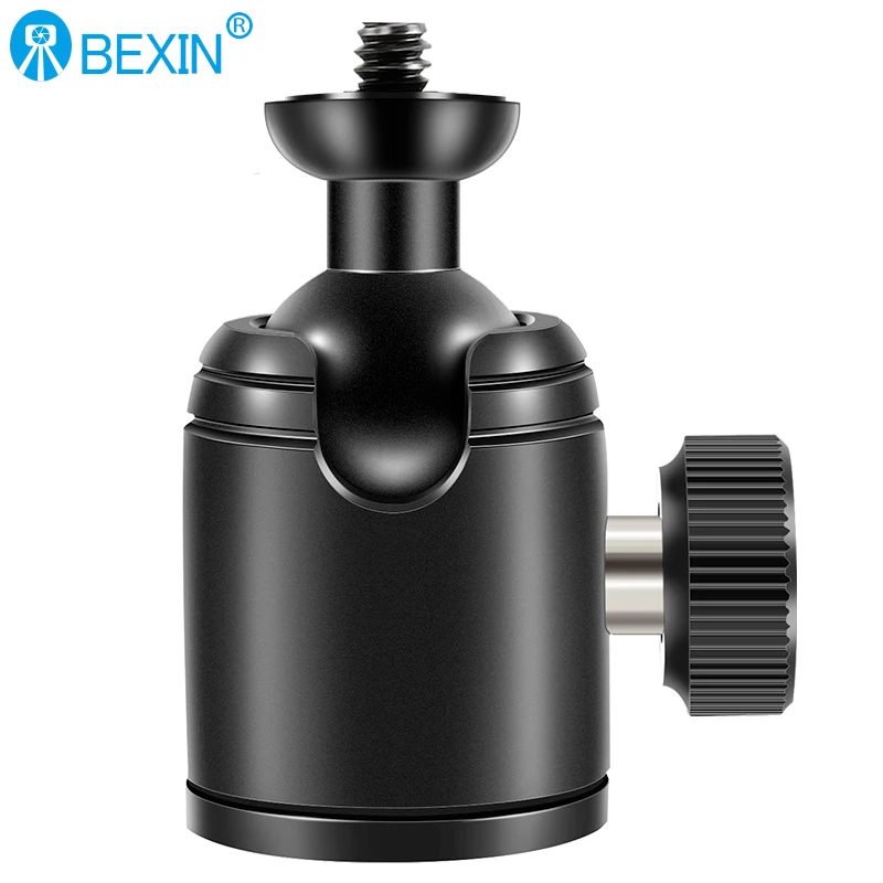 BEXIN Aluminum Alloy Mini Convenient Spherical Head 360 Degree Rotating Tripod  Video Panorama Head Photographic Accessories