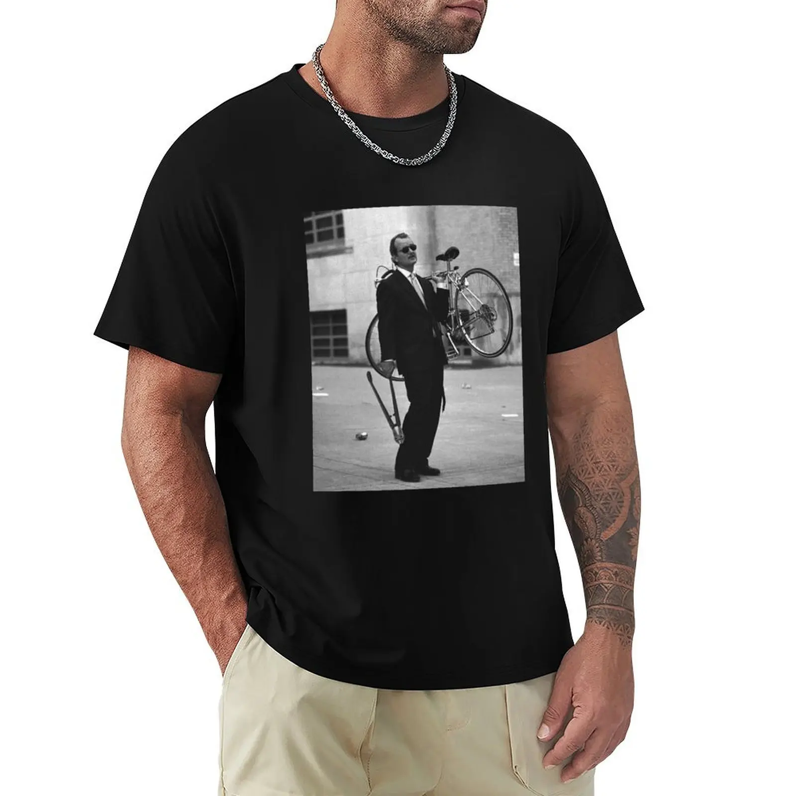 

Bill Murray Bike T-Shirt shirts graphic tees anime mens t shirts top quality
