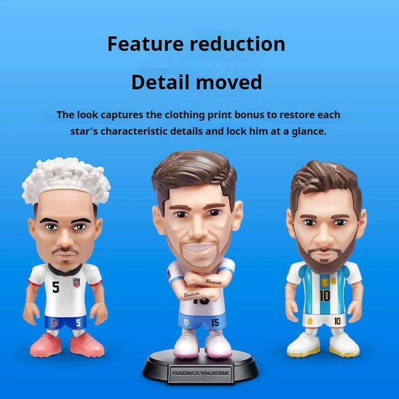 ZURU 2026 Official Licensed Fifa Ballers Blind Box Football Star Action Figure Messi Mbappe collection For Football Fans view 4