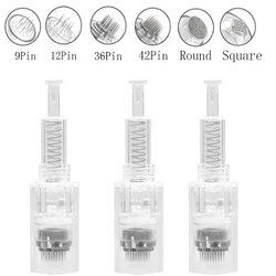 10pcs 12pin/36pin Microneedling DermaPen Needles Screw Cartridge Replacement Heads Microneedling Tattoo Needles Nano MicroNeedle