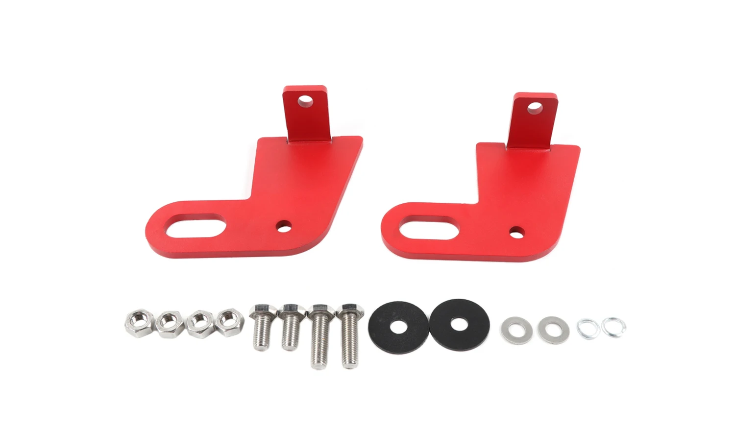 Car Front Rear Bumper Trailer Towing Hook Kit for Suzuki Jimny 2019 2020 2021 2022 2023 JB64 JB74 External Accessories Red Iron